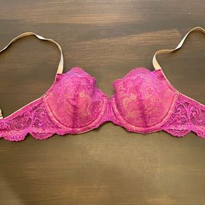ThirdLove Magenta Lace Balconette - Size 30D